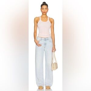Pistola Hendrix High Rise Baggy Jeans in Waterfall NWT